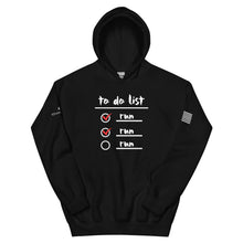 Load image into Gallery viewer, Run To-Do List Hoodie