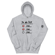 Load image into Gallery viewer, Run To-Do List Hoodie